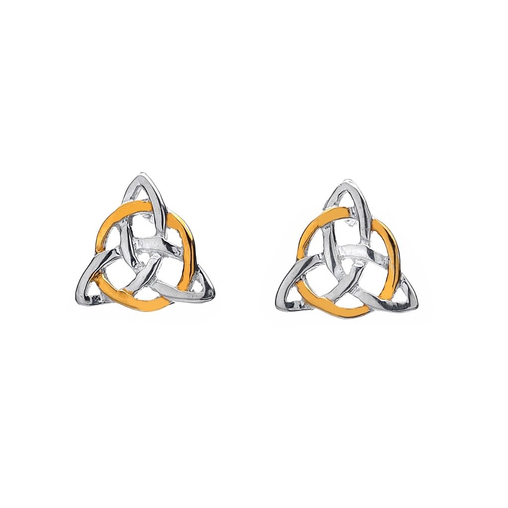 Gold Plate Knotwork Studs